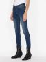 Armani Blauwe Slim Fit Jeans met Klassieke 5 Zakken Blauw Dames - Thumbnail 7