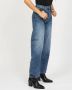 Armani Exchange Blauwe Straight Fit Denim Jeans Blue Dames - Thumbnail 1