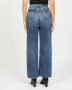 Armani Exchange Blauwe Straight Fit Denim Jeans Blue Dames - Thumbnail 4