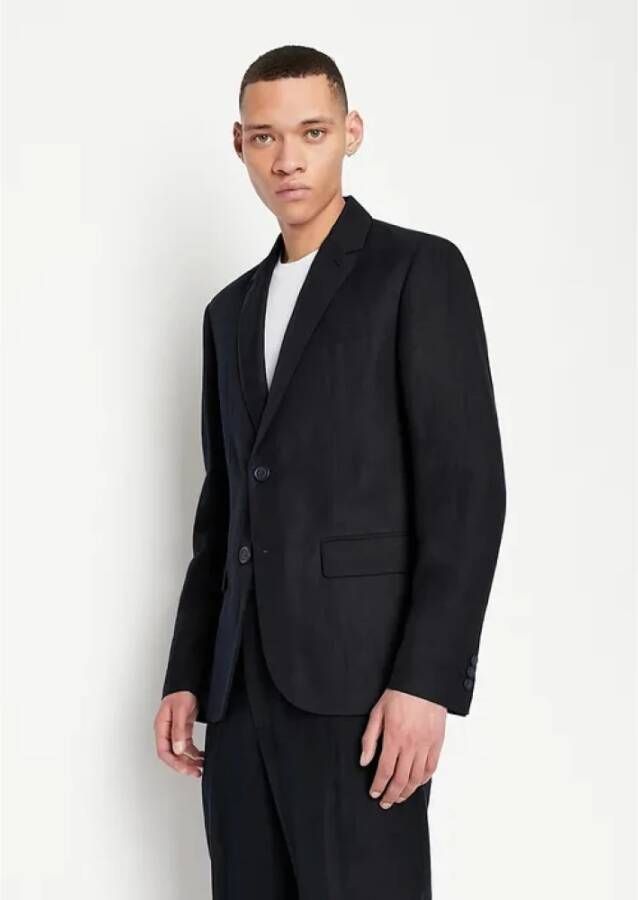Armani Exchange Blazer Zwart Heren