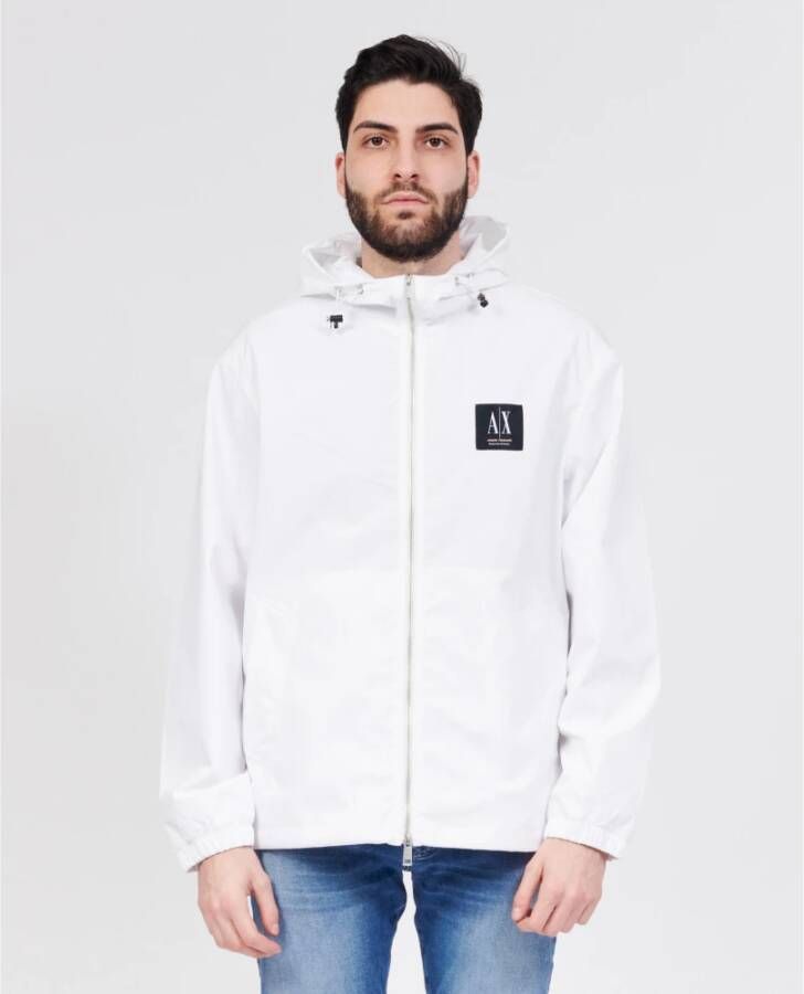 Armani Exchange Coats Wit Heren