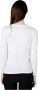 Armani Exchange Dames Witte T-shirt met Lange Mouwen White Dames - Thumbnail 2