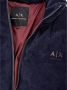 Armani Exchange Blauwe Gewatteerde Corduroy Puffy Jas Blauw Heren - Thumbnail 2