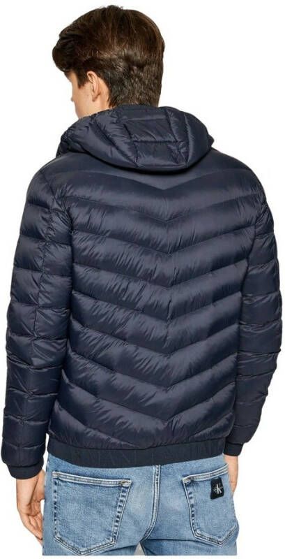 Armani Exchange Down Jackets Blauw Heren