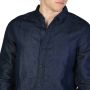 Armani Exchange Heren Regular Fit Katoen Linnen Shirt Blue Heren - Thumbnail 3