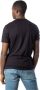 Armani Exchange Logo T-Shirt Zwart Rechte pasvorm Korte mouwen Black Heren - Thumbnail 4