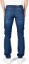 Armani Exchange Blauwe effen jeans met ritssluiting en knoopsluiting Blue Heren - Thumbnail 3