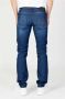 Armani Exchange Blauwe effen jeans met ritssluiting en knoopsluiting Blue Heren - Thumbnail 4