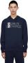 Armani Exchange Blauwe Hoodie van Katoen Blue Heren - Thumbnail 2