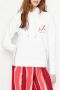 Armani Exchange Witte Hoodie Ss22 White Dames - Thumbnail 2