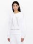 Emporio Armani Iconische Sweaters met Maxi Logo White Dames - Thumbnail 4