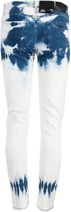 Armani Exchange Tie-dye jeans Wit Heren