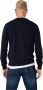 Armani Exchange Blauwe Sweaters U Giro Cot-Cachemire Blauw Heren - Thumbnail 9
