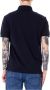 Armani Exchange Blauwe effen polo met knoopsluiting Blue Heren - Thumbnail 4