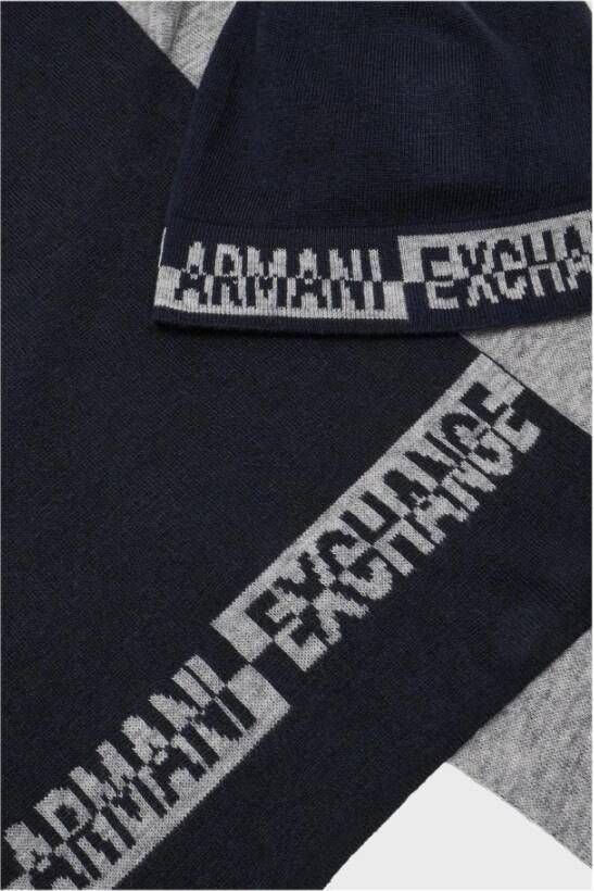 Armani Exchange Men's Scarf Blauw Heren