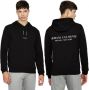 Armani Exchange Blauwe Hoodie Sweatshirt Milano New York Blue Heren - Thumbnail 4