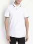 Armani Exchange T-Shirt Polo 8Nzf75 Z8M5Z White Heren - Thumbnail 7
