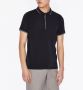 Armani Exchange Polo Shirt Katoen Elastaan Mix Black Heren - Thumbnail 4