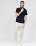 Armani Exchange Blauw Katoenen Polo Shirt Regular Fit Blue Heren - Thumbnail 3