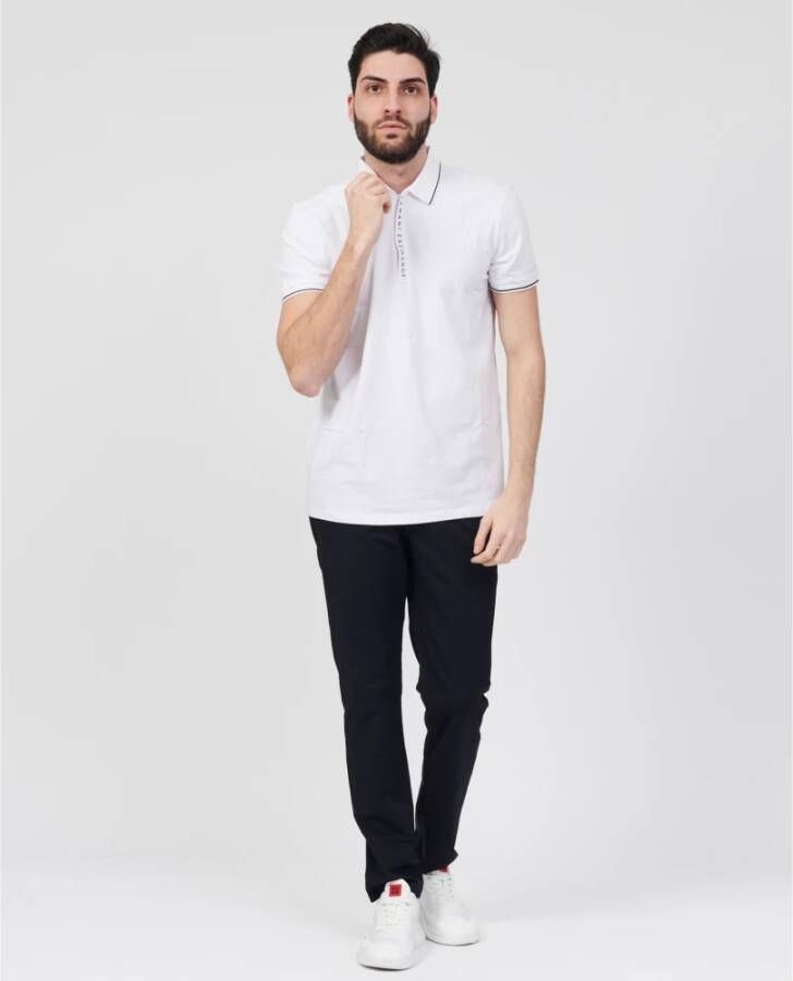 Armani Exchange Polo Shirt Wit Heren