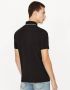Armani Exchange Zwarte Polo Shirt met Knoopsluiting Black Heren - Thumbnail 2
