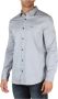 Armani Exchange Regular Fit Katoenen Overhemd met Logo Borduursel Gray Heren - Thumbnail 1