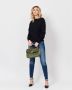 Armani Exchange Ronde hals gekweek Zwart Dames - Thumbnail 2