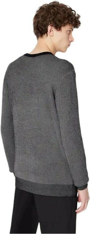 Armani Exchange Round-neck Knitwear Zwart Heren
