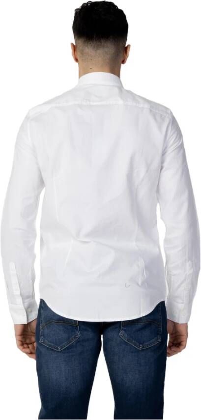 Armani Exchange Shirt 8Nzcgb Z8Anz Wit Heren