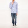 Armani Exchange Blauw Casual-Elegante Overhemd met Micro Polka Dots Blue Heren - Thumbnail 2