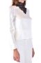 Armani Exchange Blouse met lange mouwen White Dames - Thumbnail 2