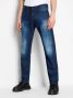 Armani Exchange Blauwe effen jeans met ritssluiting en knoopsluiting Blue Heren - Thumbnail 6