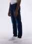 Armani Exchange Blauwe effen jeans met ritssluiting en knoopsluiting Blue Heren - Thumbnail 2