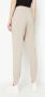 Armani Exchange Sportieve Katoenen Sweatpants Elastische Taille Logo Beige Dames - Thumbnail 4