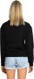 Armani Exchange Stijlvolle vrouwelijke sweatshirt zonder capuchon Black Dames - Thumbnail 4