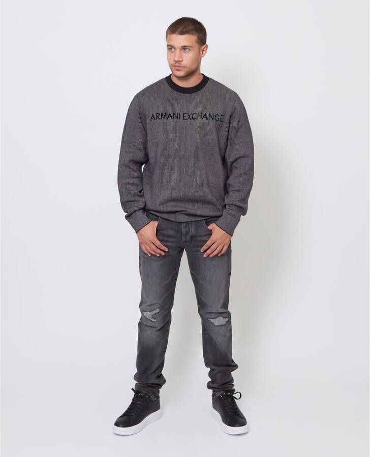 Armani Exchange Sweatshirts Zwart Heren