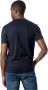 Armani Exchange Blauw Effen Korte Mouw T-shirt Blue Heren - Thumbnail 4
