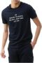 Armani Exchange T-Shirt Klassieke Stijl Blauw Heren - Thumbnail 2