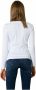 Armani Exchange Witte T-shirt met Lange Mouwen en Ronde Hals White Dames - Thumbnail 2