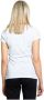Armani Exchange Witte Bedrukte T-shirt White Dames - Thumbnail 3