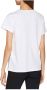 Armani Exchange Witte Bedrukte Dames T-shirt White Dames - Thumbnail 4