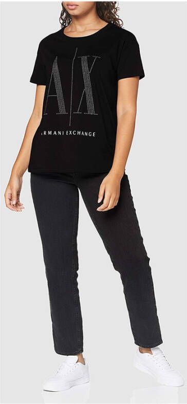 Armani Exchange t-shirt Zwart Dames