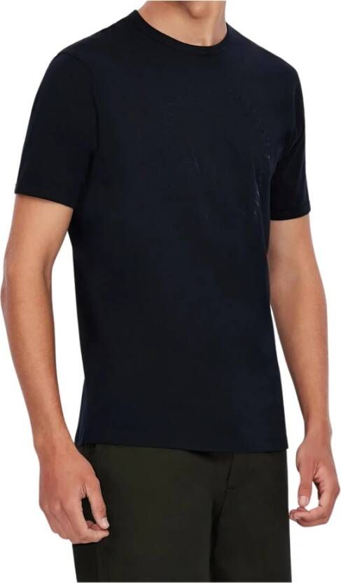 Armani Exchange T-shirts and Polos Blue Blauw Heren