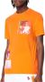 Armani Exchange T-Shirts Oranje Heren - Thumbnail 2