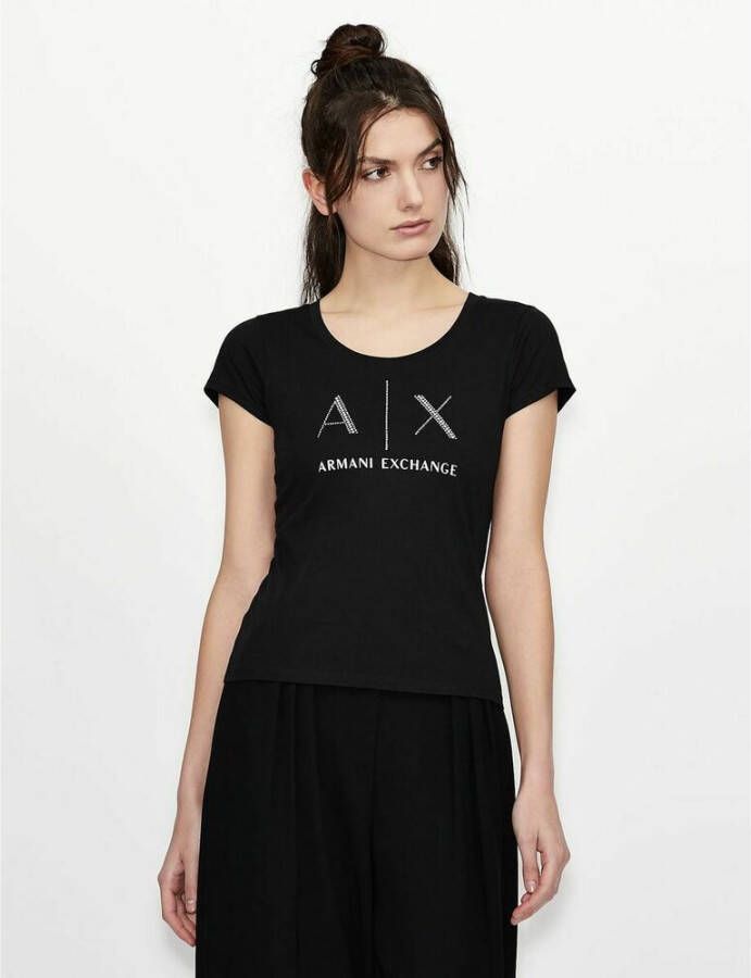 Armani Exchange T-shirts Zwart Dames