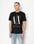 Armani Exchange Zwart T-shirt met ronde hals en korte mouwen Black Heren - Thumbnail 5