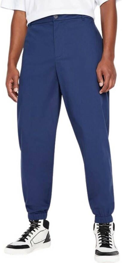 Armani Exchange Broek Blauw Heren