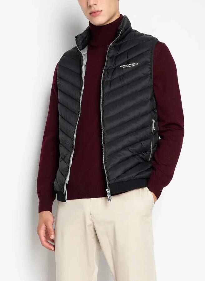 Armani Exchange Vests Zwart Heren