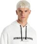 Armani Exchange Witte hoodie met borstprint White Heren - Thumbnail 2