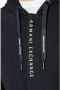Armani Exchange Blauwe Zip Hoodie Milano New York Print Blue Heren - Thumbnail 2